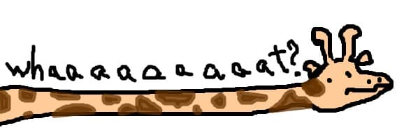 girafa curioasa