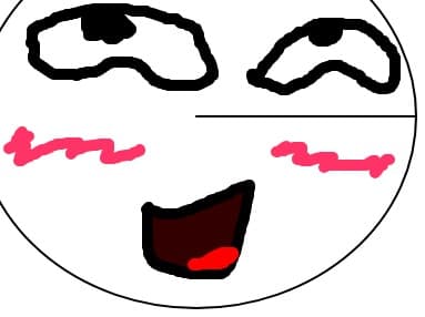 O fata care e fericita dar is este inrosita putin