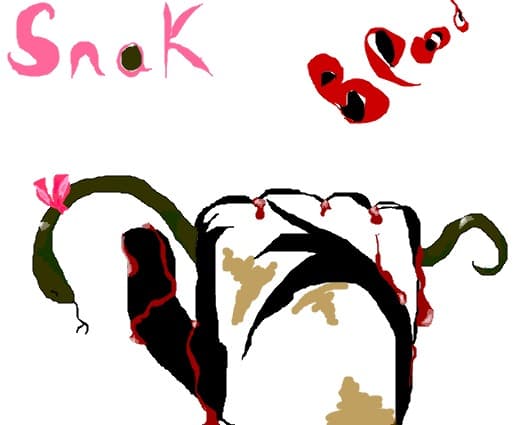 Snak mit blood ( eng si germ...:)))