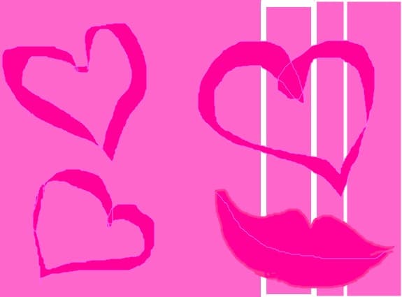 LIPS AND HEARTS