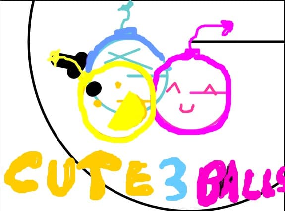 cute 3 balls