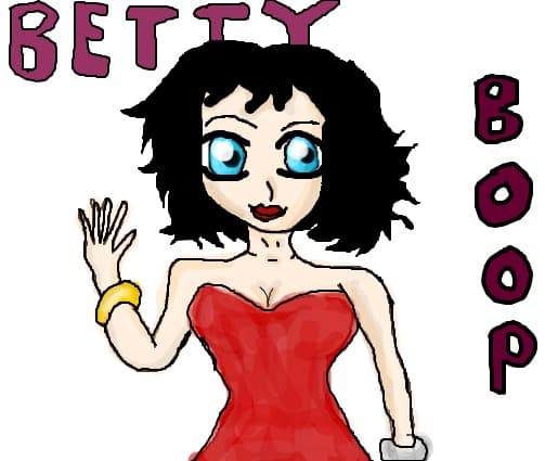 Desen 68036 continuat:Betty Boop