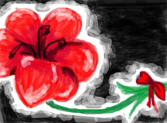 floare rosie