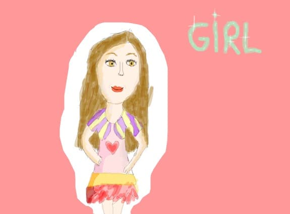 a girl