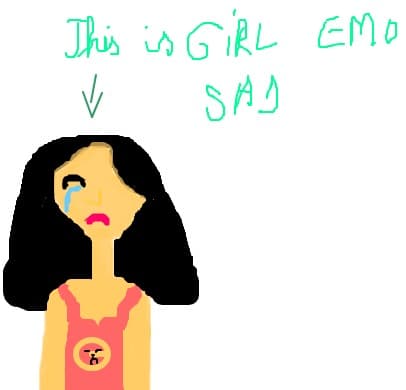 Girl Emo Sad