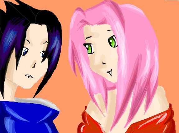Sakura and Sasuke