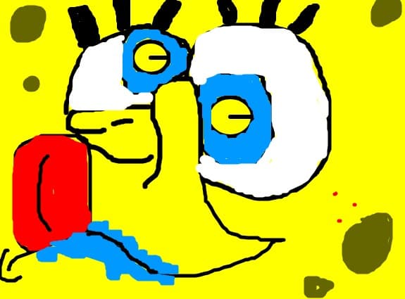 SpongeBob intr-o ipostaza amuzanta!
