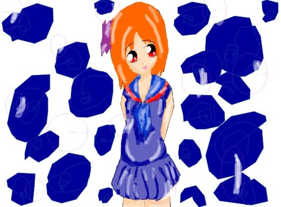 anime girl school