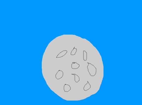 Luna in spatiul cosmic