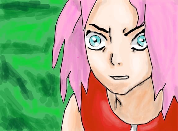 Sakura speriata de Sasuke