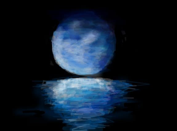 moon night shadows