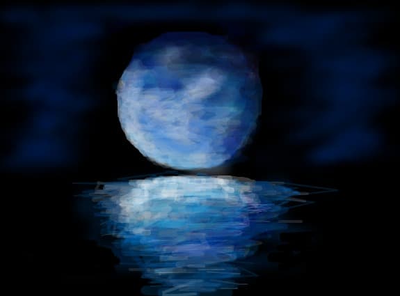 moon night shadows