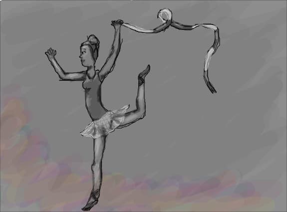 Balerina(apropiati sa se vada detaliile)
