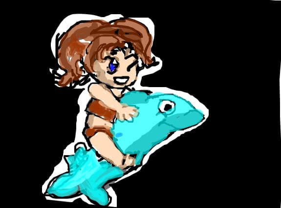 Irma and the dolphin