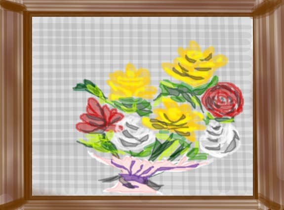 un buchet de flori