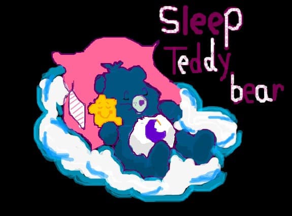 sleep teddy beear