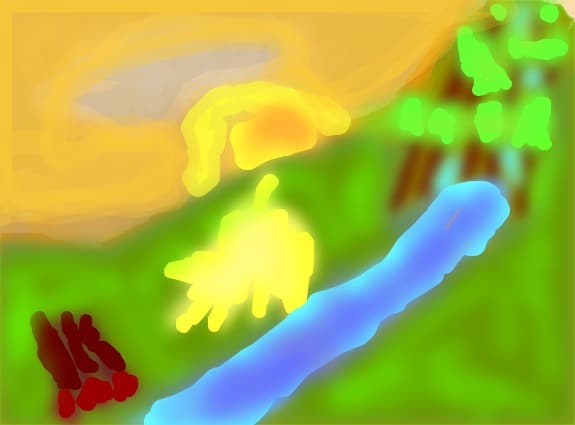 un apus de soare:.pt.toti.desenatori.:)