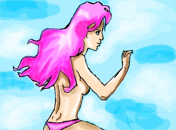 anime girl summer