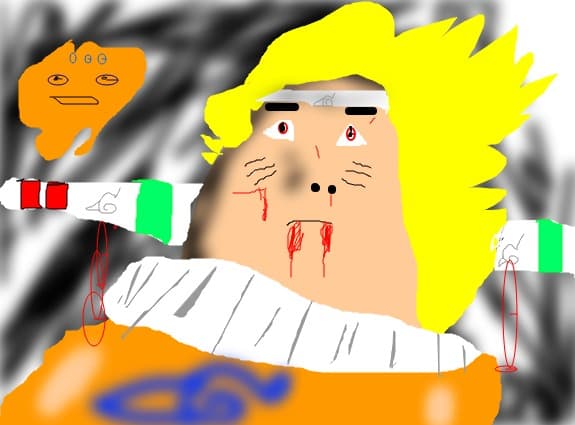 naruto ranit intr-o lupta cu un spirit.dar naruto are 29 de ani