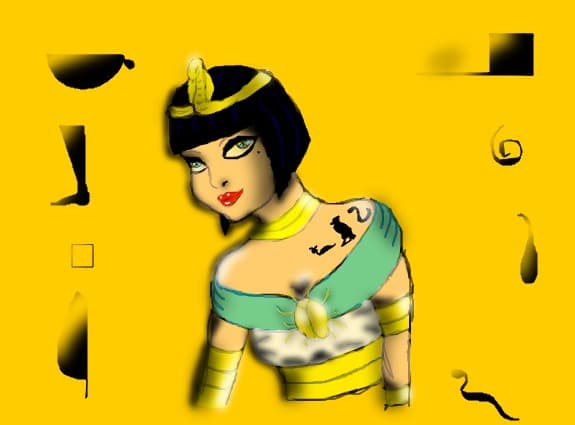 Desen 72221 continuat:Cleopatra