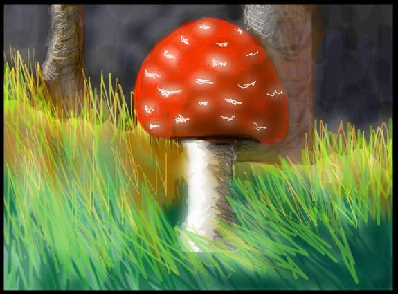 Desen 72964 continuat:in padure