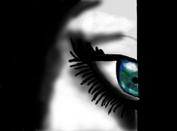 sad eye