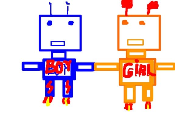 Robot Boy si Robot Girl