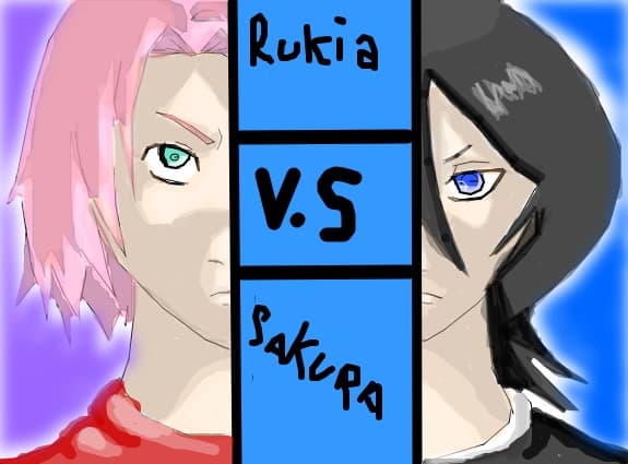 Rukia vs Sakura