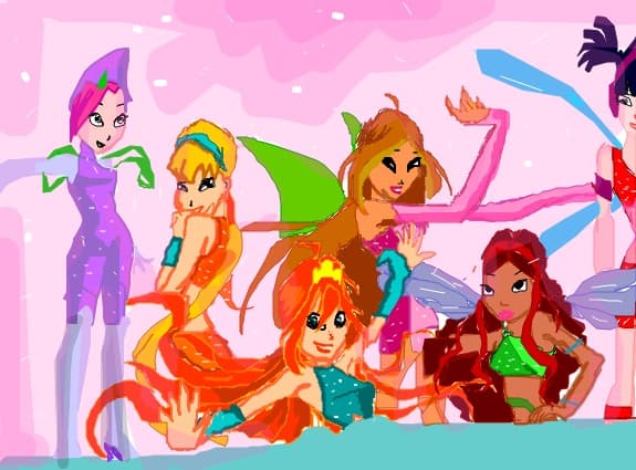 Desen 26060 modificat:winx club