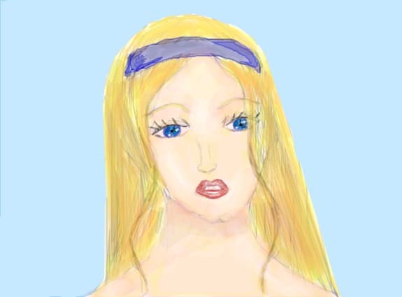 blonde girl