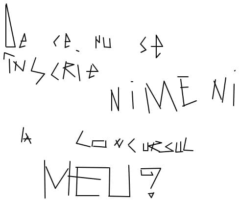 de ce nu se inscrie nien la concursul meu?