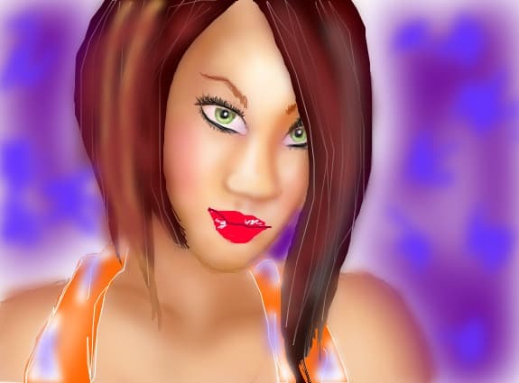 Desen 76141 modificat:Rihanna