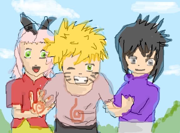 Naruto Sasuke si Sakura