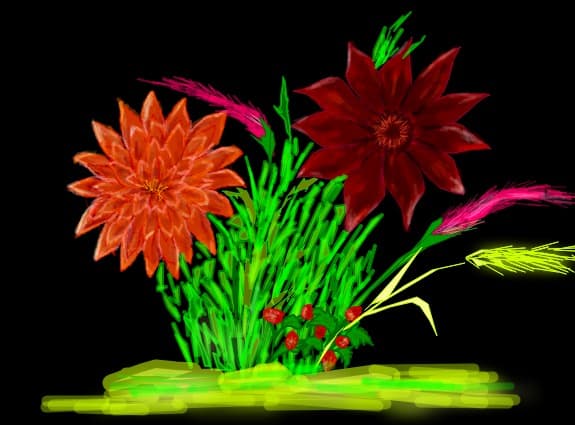 Desen 76656 continuat:flori