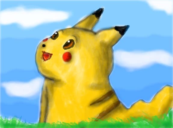Pikachu in padure-dati mare