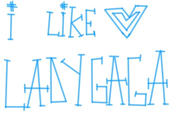 i like ( in ,,oarecum\" graffity)