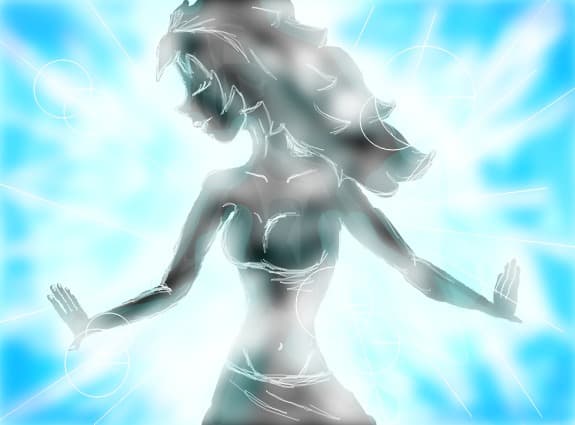 Desen 78808 modificat:light angel girl