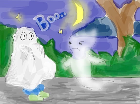 two ghosts