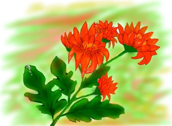 Desen 77980 continuat:flori