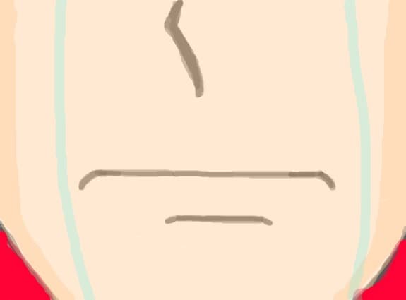 ...a sad girl...