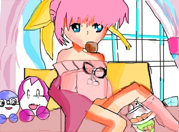 anime girl cookie