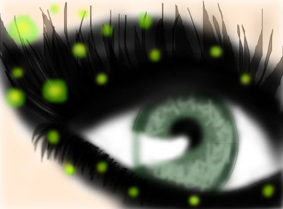 Green eye