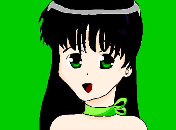 green anime :D