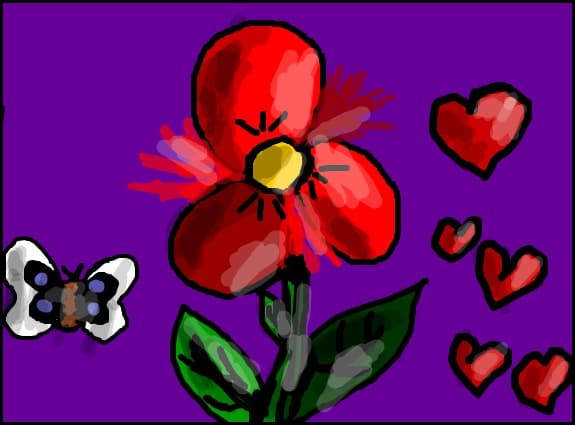 o floare