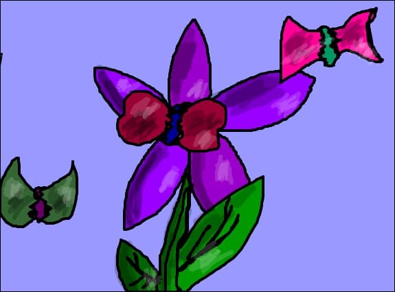 o floare