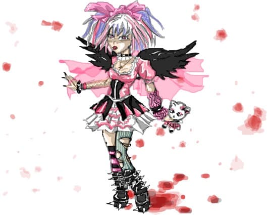 Desen 82892 continuat:gothic lolita