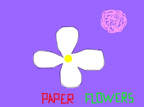 ,,Paper flowers\'\'