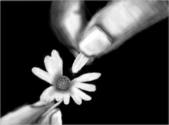He loves me, he loves me not, he loves me, he loves me not... 8-|
