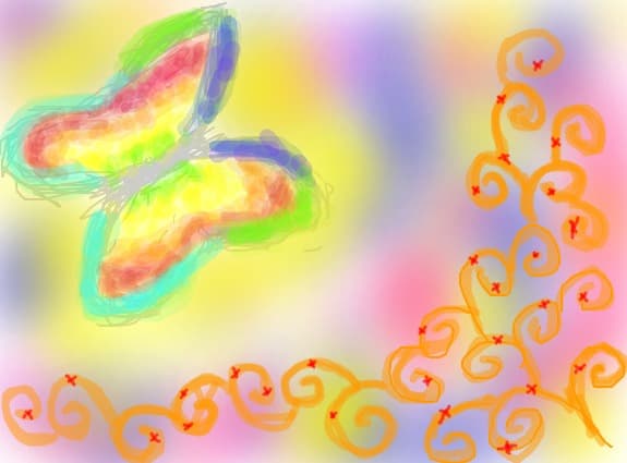 fluturele paradisului