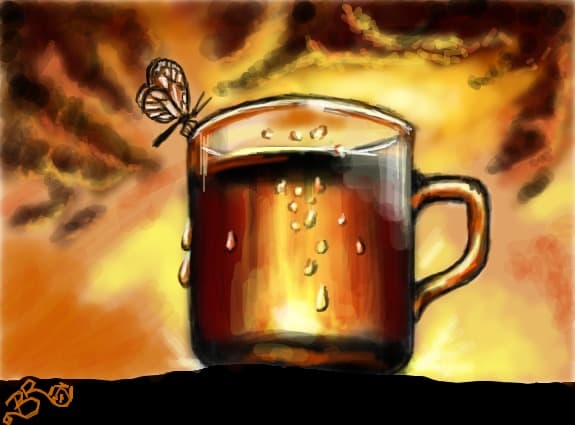 Sunset tea